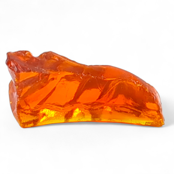 Ruby Amberina Art Glass Cullet Glowing Uranium Slag Glass #4GS76 - Picture 4 of 7